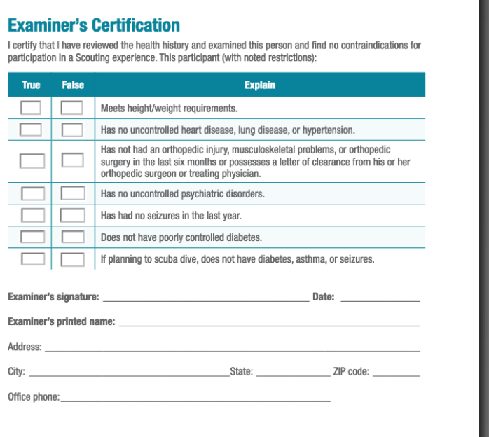 Illustrated Guide to the Scout Medical Form — Jenkintown Troop 201
